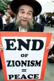 end of zionism = peace