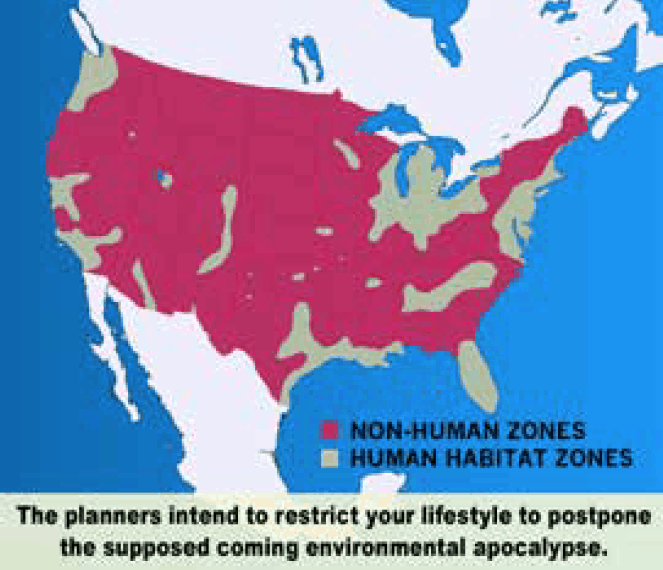 Agenda 21 Non-Human Zones