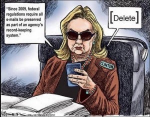 not elect Hillary deleted emails