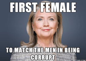 hillary most corrupt female