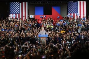 US presidential election Hillary's fake photoshopped rally