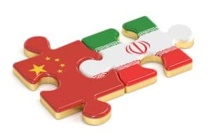 tension against iran china
