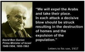 modern day propaganda zionism ben gurion quote