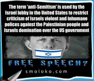 definition of anti-semitism restrict criticism Israel smoloko