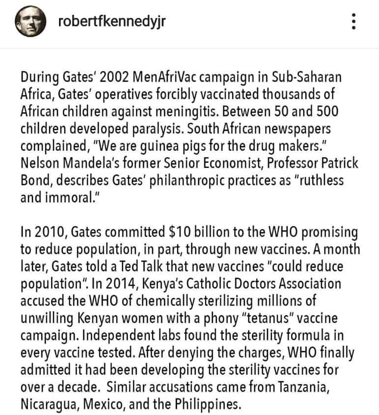 RFK Bill Gates vaccines